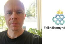 Bild på Lasse Mattila och Folkhälsamyndigheten.