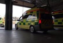 Bild på psykiatriambulans.