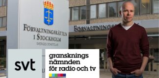 Veckans kontakter med SVT, Granskningsnämnden och Förvaltningsrätten i Stockholm