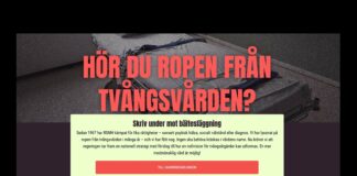 Hör du ropen från tvångsvården? – en kampanj från RSMH mot bältesläggning